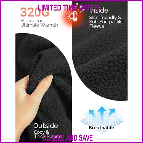 Women's Full Zip Hooded Fleece Jacket with 6 Pockets, Warm Soft Polar Fleece - Picture 7 of 7